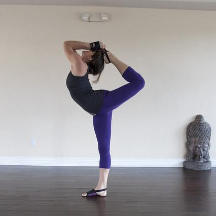 Natarajasana "Lord of the Dance Pose with Flipped Grip"